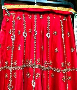 Bridal Lehenga koti dupatta zardozi full work