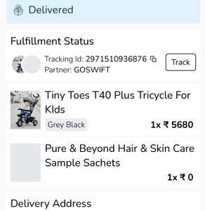Tricycle For 1.5-5Yrs Old Baby