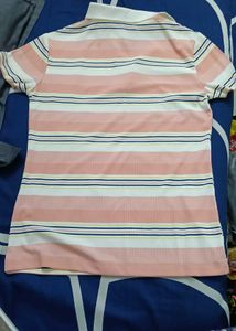 Striped Polo T-Shirt