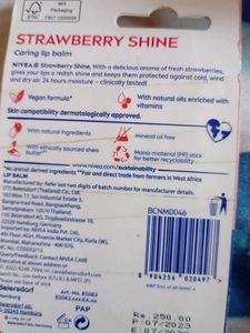 nivea lip balm