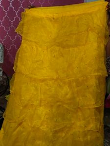 Ruffled Yellow Ethnic Skirt💛