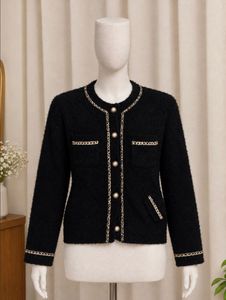 Black Gold trim cardigan