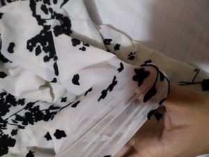 Sheer Floral Long Sleeve Top