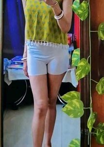 Comfortable White Shapewear Shorts