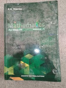 Mathematics XII - Vol 1