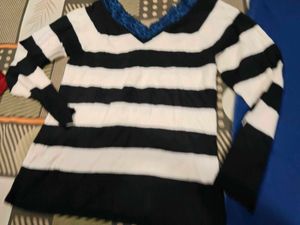 Striped Sweater and Blue Jeans Bundle