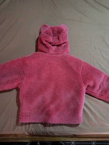 Cute Pink Bear Ear Hoodie