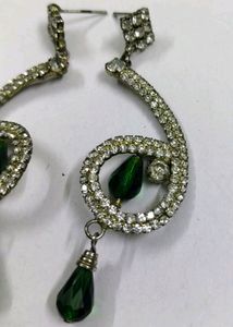 Rhinestone korean style Eyer rings large size Fanc