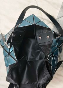 Geometric Blue Tote Bag