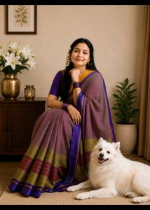 💜 Neelambari Patta De Anchu Saree  ✨