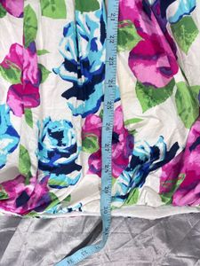 Floral V-Neck Sleeveless Mini Dress