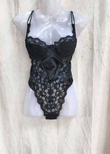 I. Black Lace Bodysuit