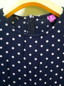 Chic Polka Dot Maxi Dress size S