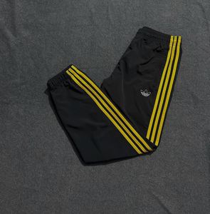Adidas Unisex Track Pants Black/Yellow