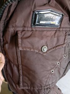 Brown Bomber Jacket - Stylish and Warm