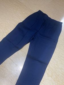 Navy Blue Straight Leg Pants