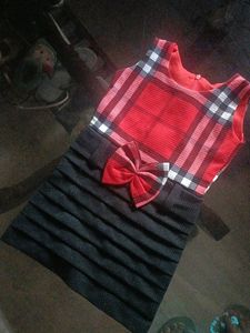 Babu Girl Imported Fabric Dress, Bodybon Style