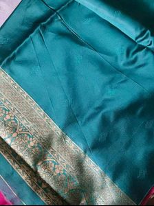 semi pattu saree 💚💓