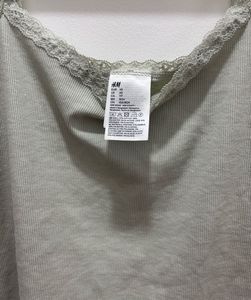 H&amp;M Ribbed Lace Night Suit - Top &amp; Shorts