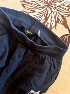 Black Progression Printed Track Pants
