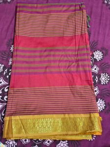 Traditional Striped Silk Blouse