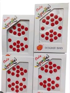 Spradha Red Velvet Bindi No 10