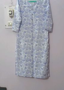 Elegant Paisley Print Kurta fixed price