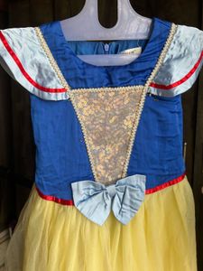 Girls Blue &amp; Yellow Princess Dress