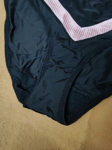 Stylish Black Briefs with Pink Detail