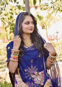 Beautiful Blue Rajputi poshak 💙