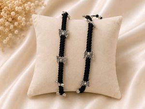 Cute Butterfly thread Bracelet or anklet set