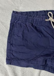 Navy Blue Casual Shorts