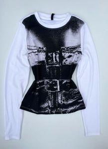 Printed Long Sleeve Top