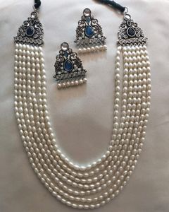 New Arrivals ❤️ Beautiful Pearl Long Neckpeice With Earrings 👌👌👌 TOTALLY NEW ❤️ 💯