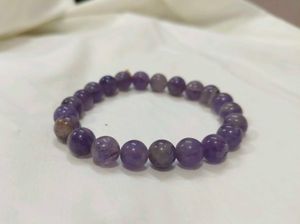 Amethyst Beaded Bracelet