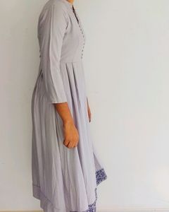 Light Sky Blue Color Top Kurta...greyish