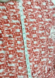 Chic Red &amp; White Printed kurti