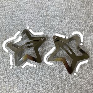 restock!! y2k silver star clip 🌟