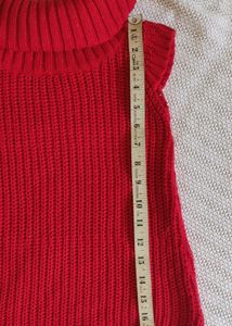 RED HANDMADE DRESS FOR BABY GIRL
