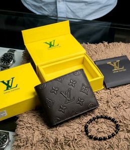 Louis Vuitton Embossed Leather Wallet