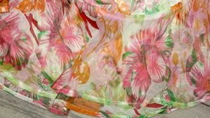 🦋💖💚Y2k Sheer Floral Butterfly Top