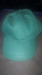 beautiful dark green colour cotton cap