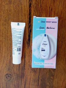 Combo Dove Body Wash &amp; Good Vibes Glow Gel Creme