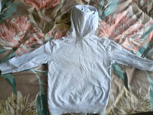 Full Sleeve Silver Hoodie for Boys