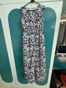 Stylish Sleeveless Printed Maxi Dress