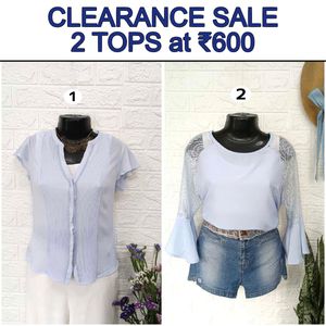 2 TOP COMBO ₹600❌CLEARANCE SALE❌