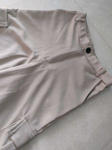 Beige Cargo Pants