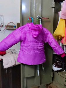 Girls Pink Padded Coat