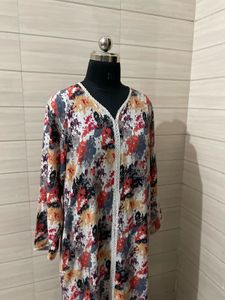 Boho Vibrant Floral Print Maxi Dress