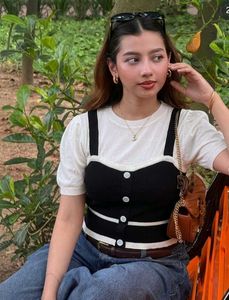 Chic Two-Piece Look Top